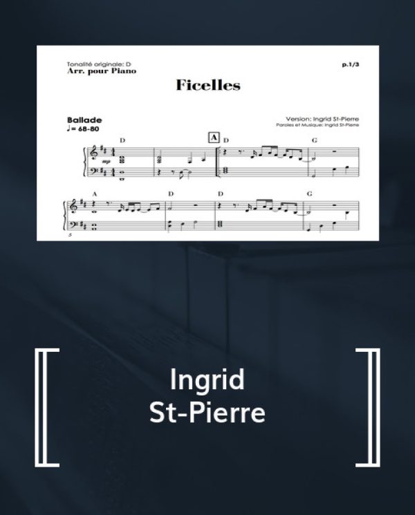 Partition de Ficelles - Ingrid St-Pierre - Ingrid St-Pierre et al